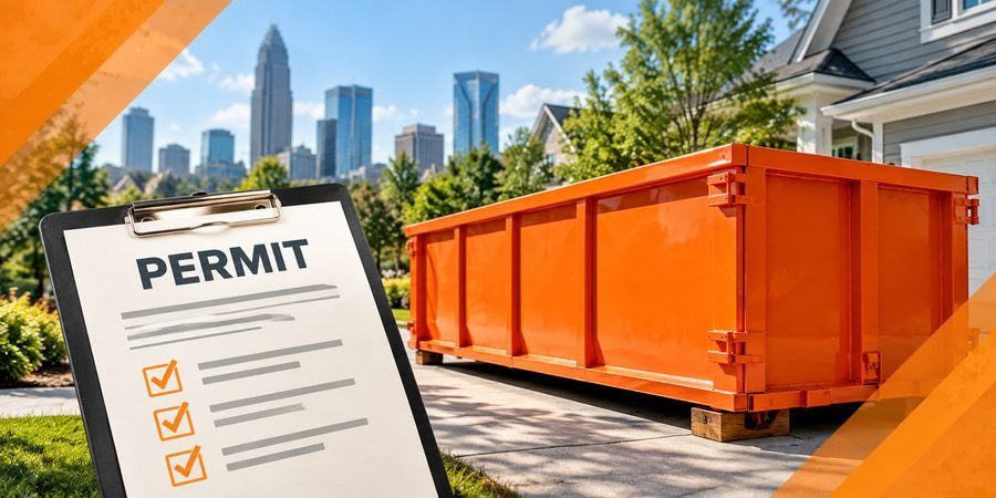 dumpster permits in mecklenburg county